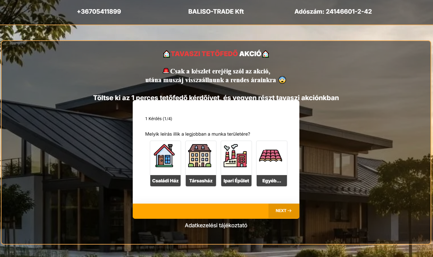Beérkező leadek inboxja